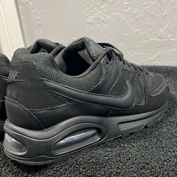 🔥🔥 NIKE Air Max Command Triple Black Running Streetwear Shoes Sz 12 - PERFECT - Picture 4 of 11